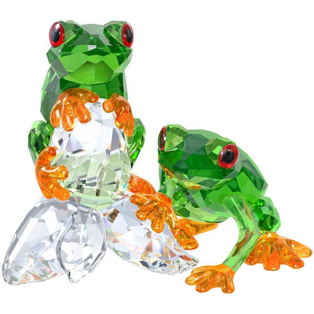 crystal frogs swarovski