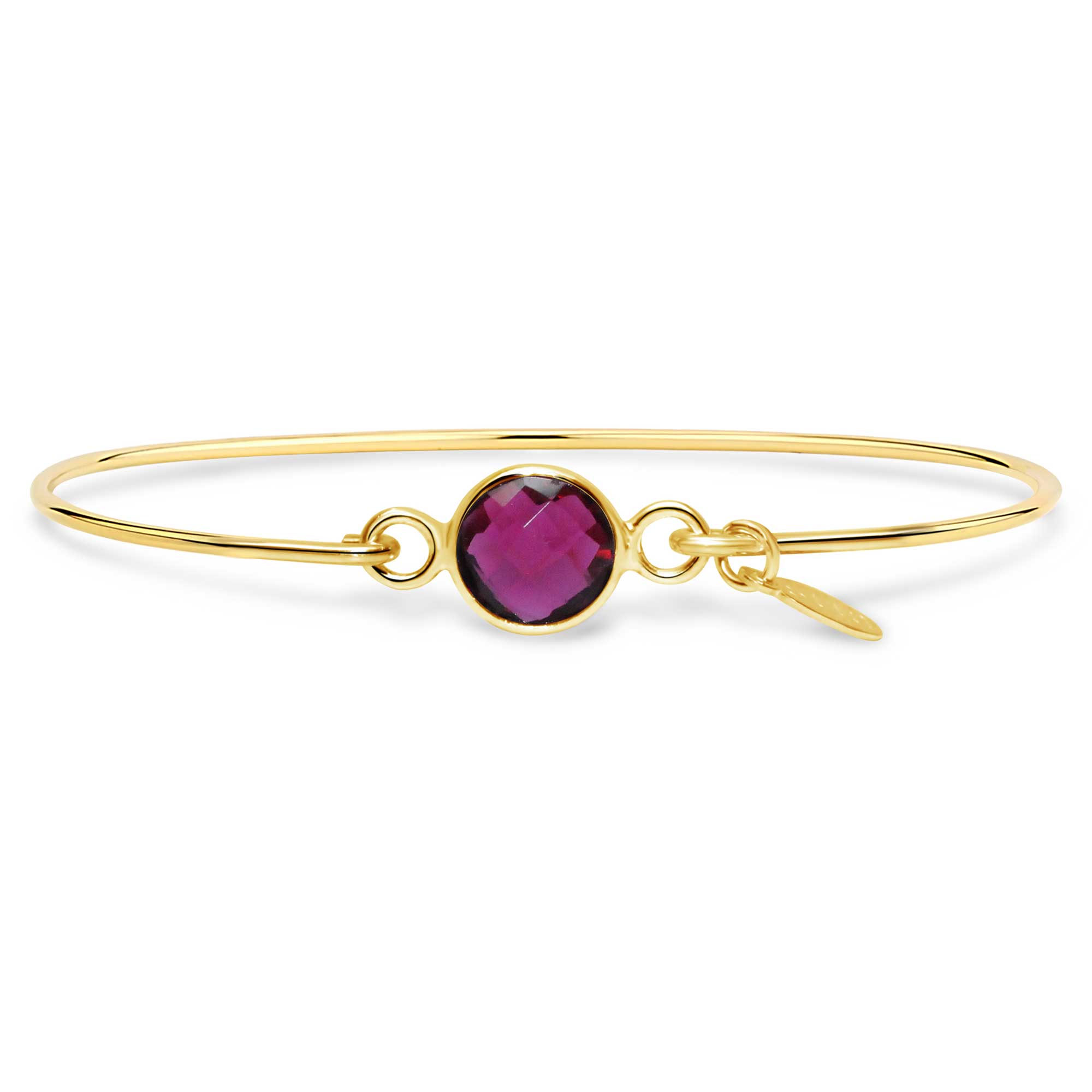 Stia 8mm Birthstone Bracelet - Ruby Hydro (July): Precious Accents, Ltd.