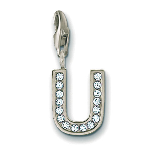 Thomas Sabo Letter U Charm, Sterling Silver: Precious Accents, Ltd.