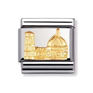 Nomination Sculpture Duomo Firenze Classic Gold Italian Charm: Precious ...