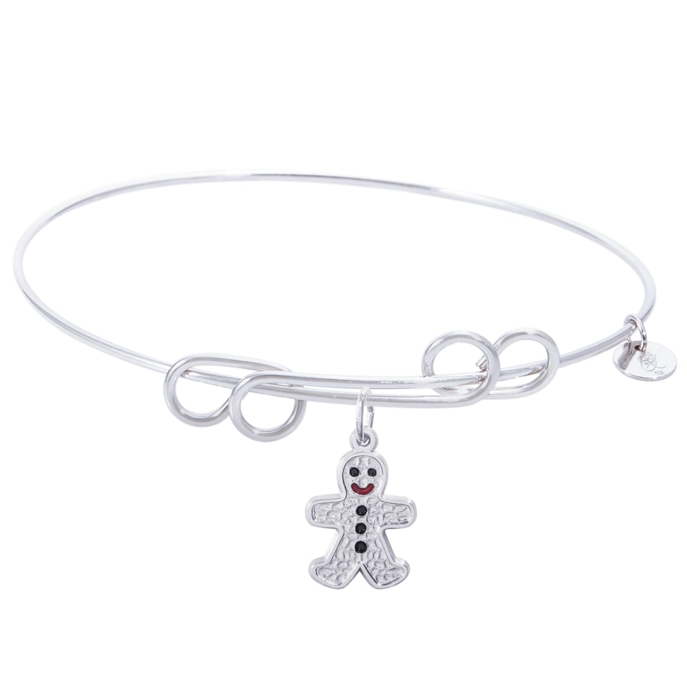 Alex and ani discount gingerbread man silver