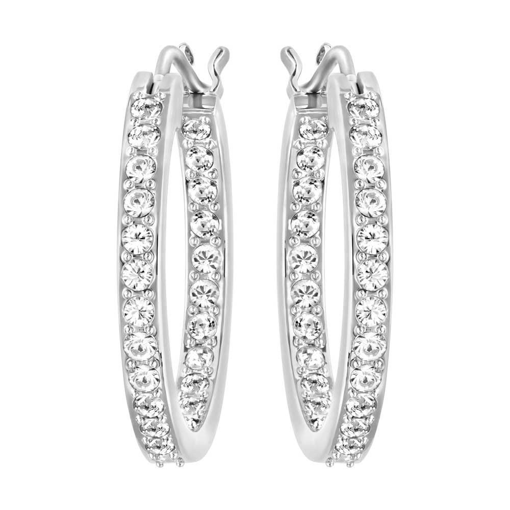 Swarovski Summerset Hoop Pierced Earrings: Precious Accents, Ltd.