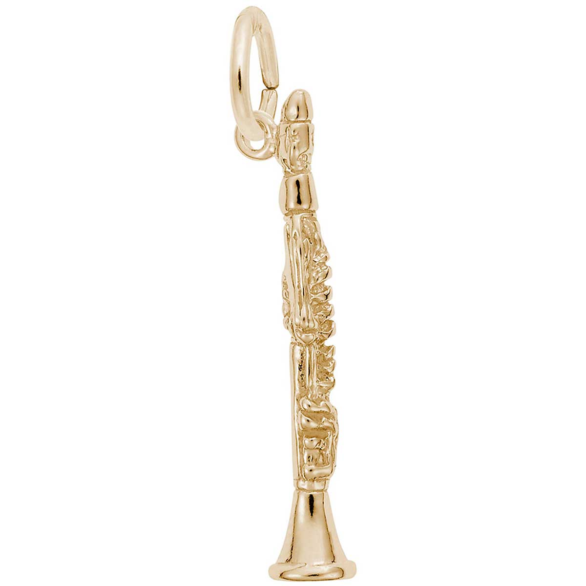 Rembrandt Clarinet Charm, 10K Yellow Gold