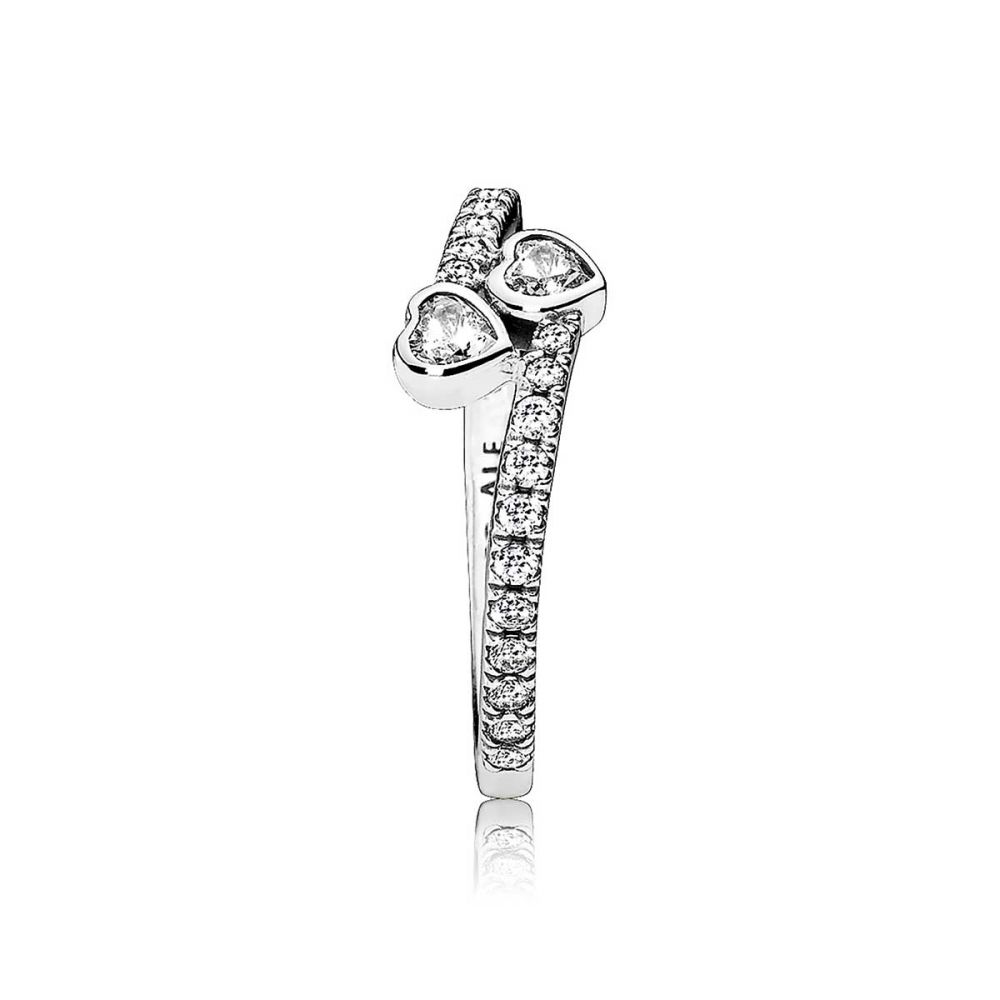 Pandora Forever Hearts Ring, Clear CZ: Precious Accents, Ltd.
