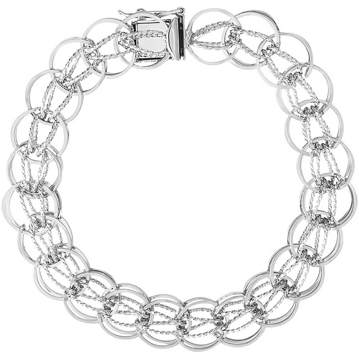 Rembrandt Charm Bracelet, Sterling Silver: Precious Accents, Ltd.