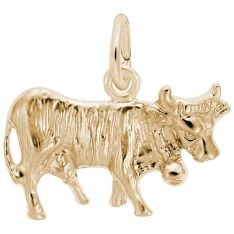 Rembrandt Cow Charm, Sterling Silver