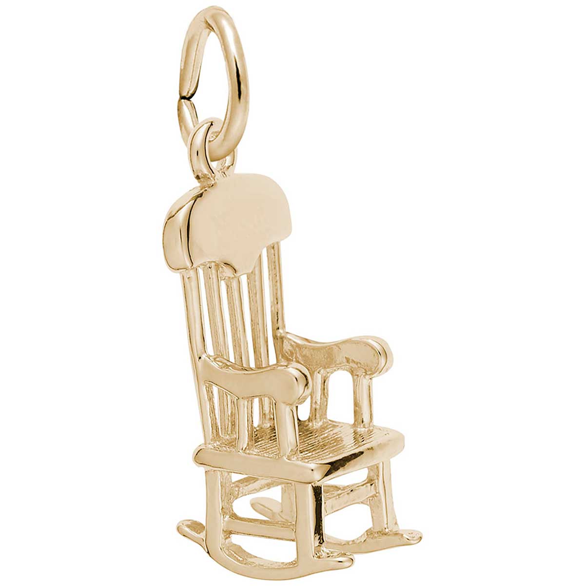 Gold rocking online chair