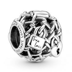 LOVE NOTE Heart Book PANDORA Sterling Silver VALENTINE Dangle CHARM/Bead  791246