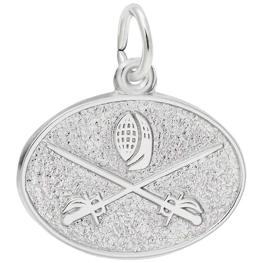 Rembrandt Fencing Charm, Sterling Silver