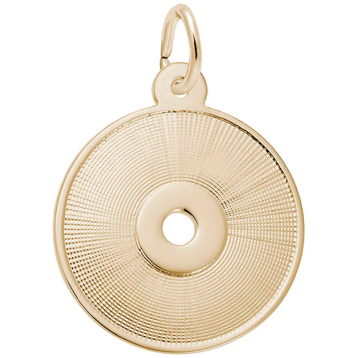 Rembrandt Compact Disc Charm, 10K Yellow Gold: Precious Accents, Ltd.