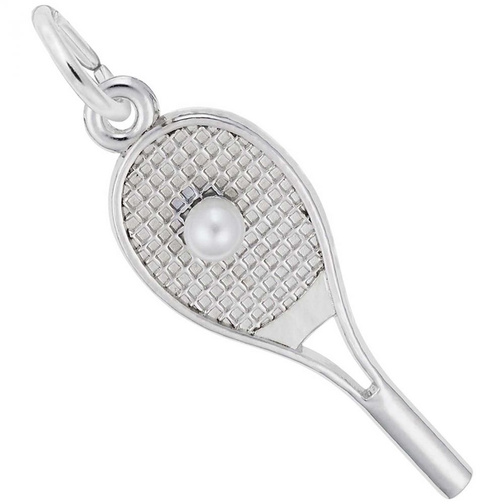 sterling silver tennis charm