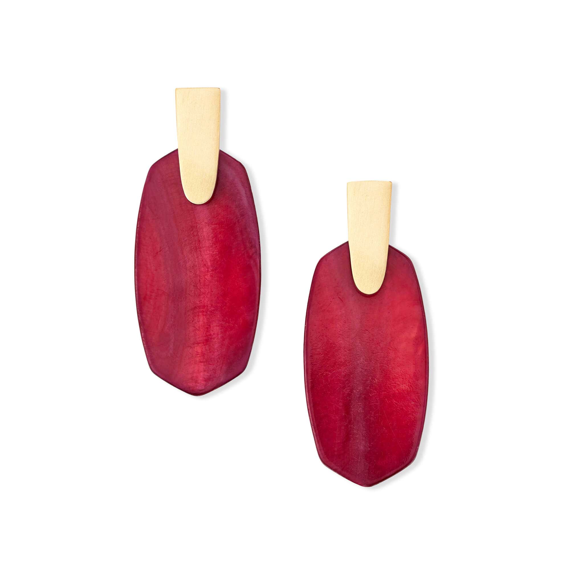 kendra scott red mother of pearl