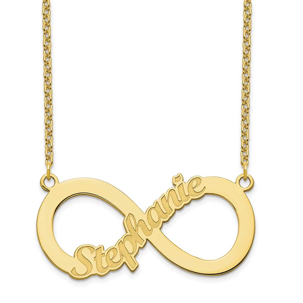 10K 1 Name Infinity Necklace: Precious Accents, Ltd.