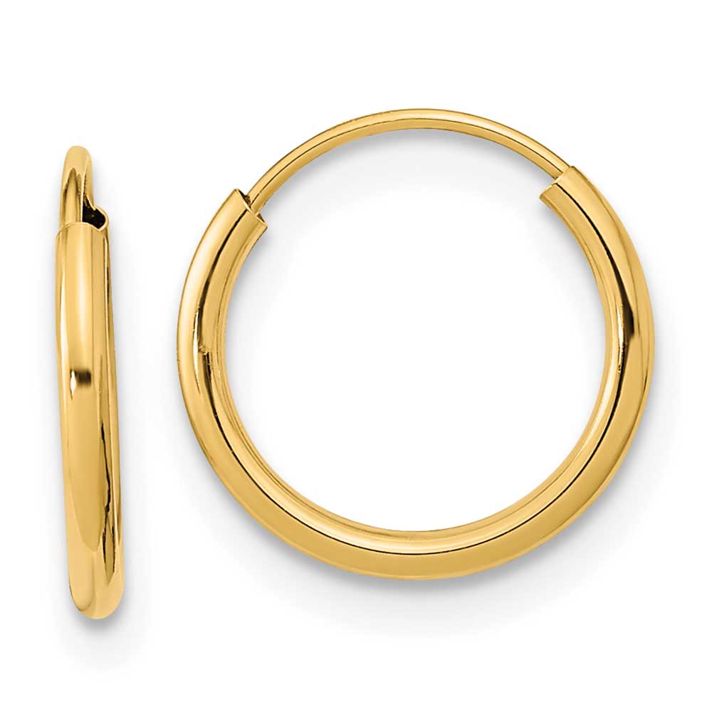 14k Madi K Endless Hoop Earrings: Precious Accents, Ltd.