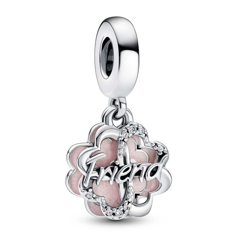 Pandora Pink Family Tree & Heart Dangle Charm: Precious Accents, Ltd.