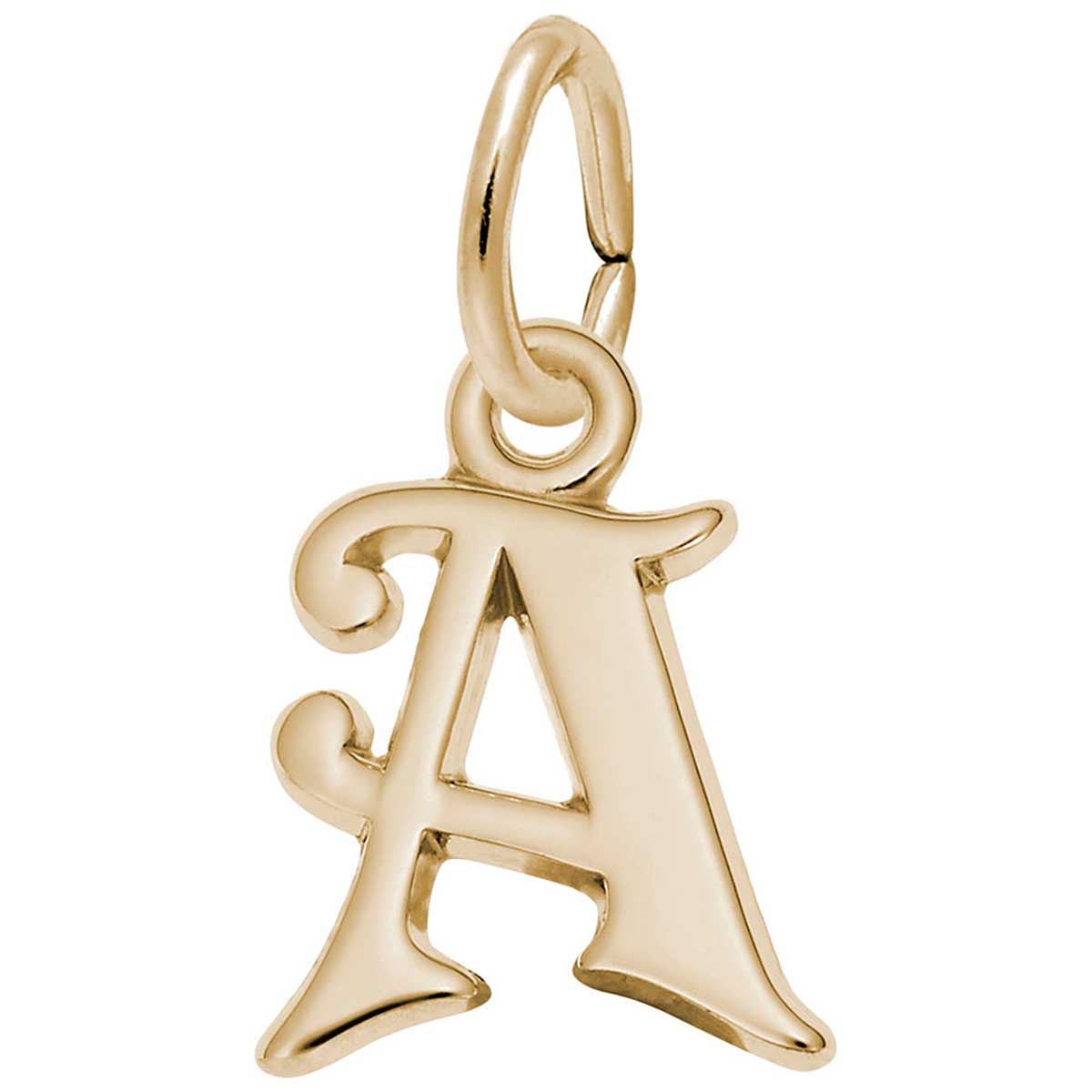 Rembrandt A-Z: Initials Charm, Gold Plated Silver: Precious Accents, Ltd.