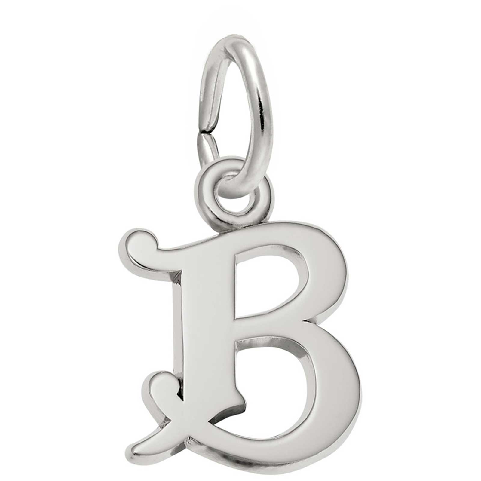 Rembrandt Letter B Charm, Sterling Silver: Precious Accents, Ltd.