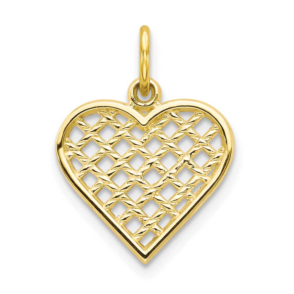 10k Gold Heart Charm Precious Accents Ltd