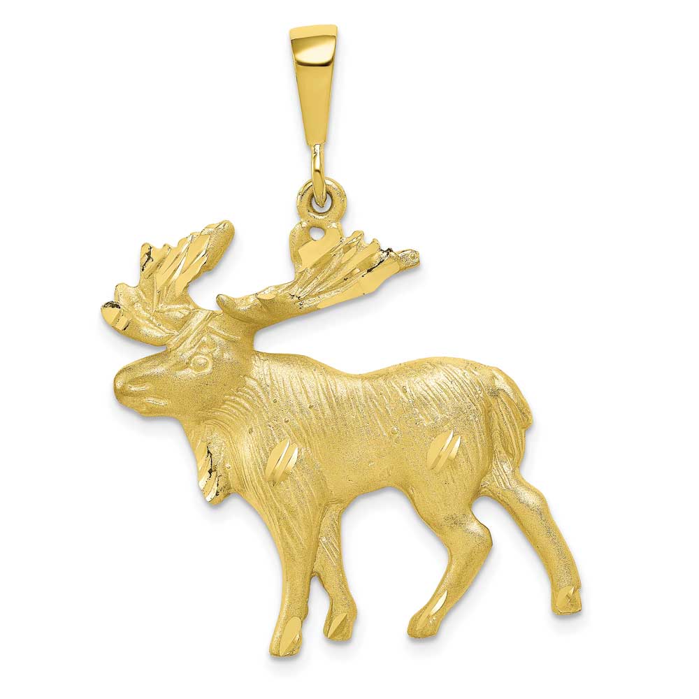 10k Gold Moose Charm Precious Accents Ltd