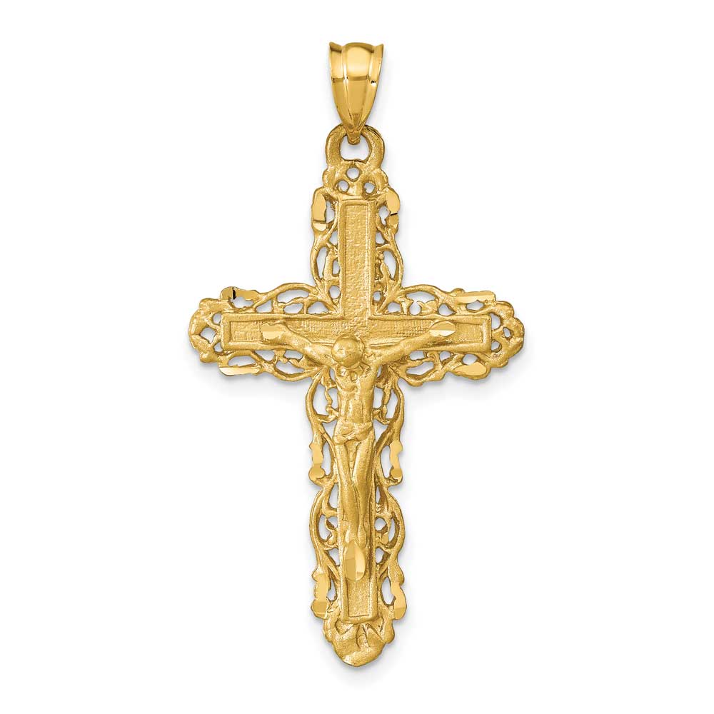 14K Gold Crucifix Charm: Precious Accents, Ltd.