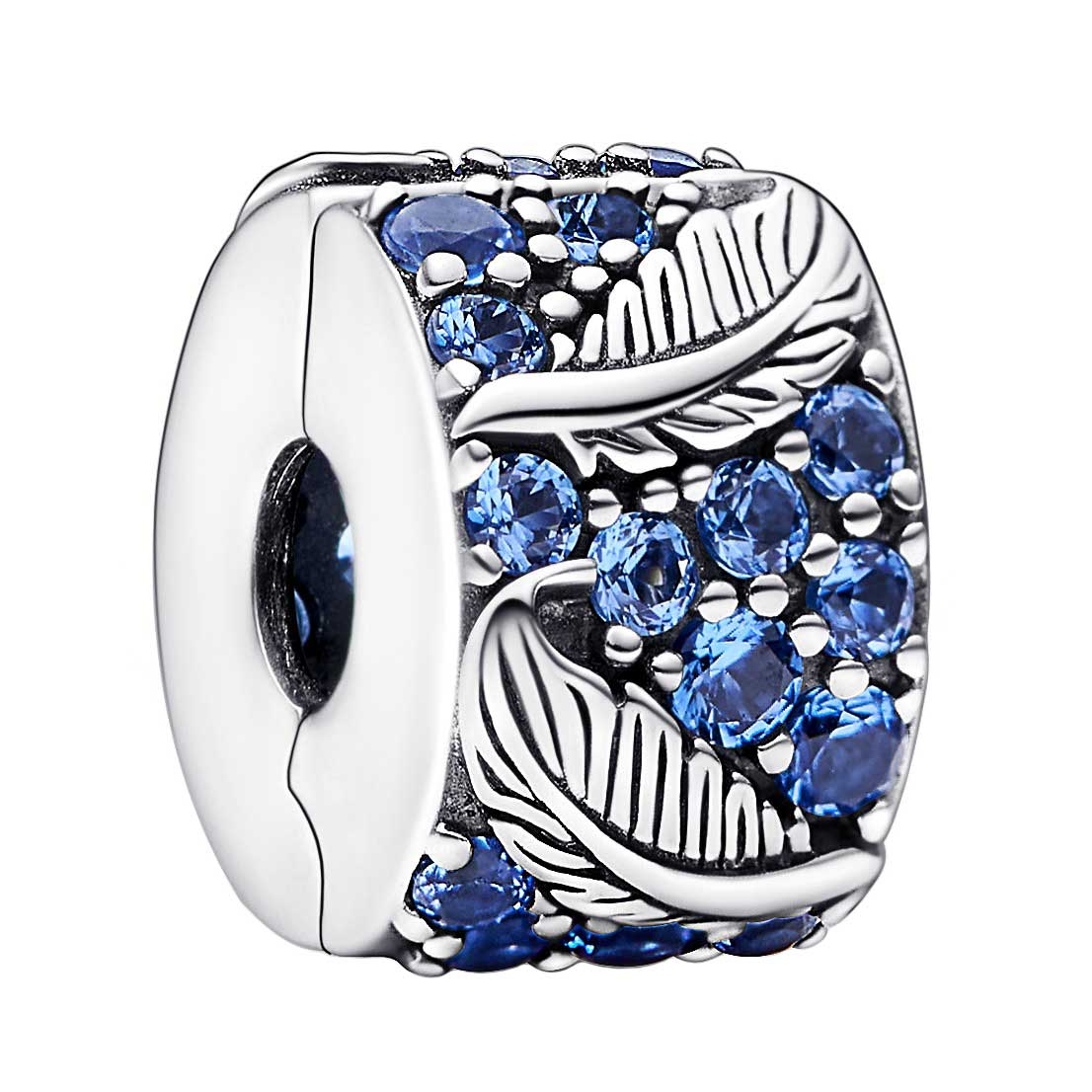 Pandora Curved Feather & Pavé Clip Charm: Precious Accents, Ltd.