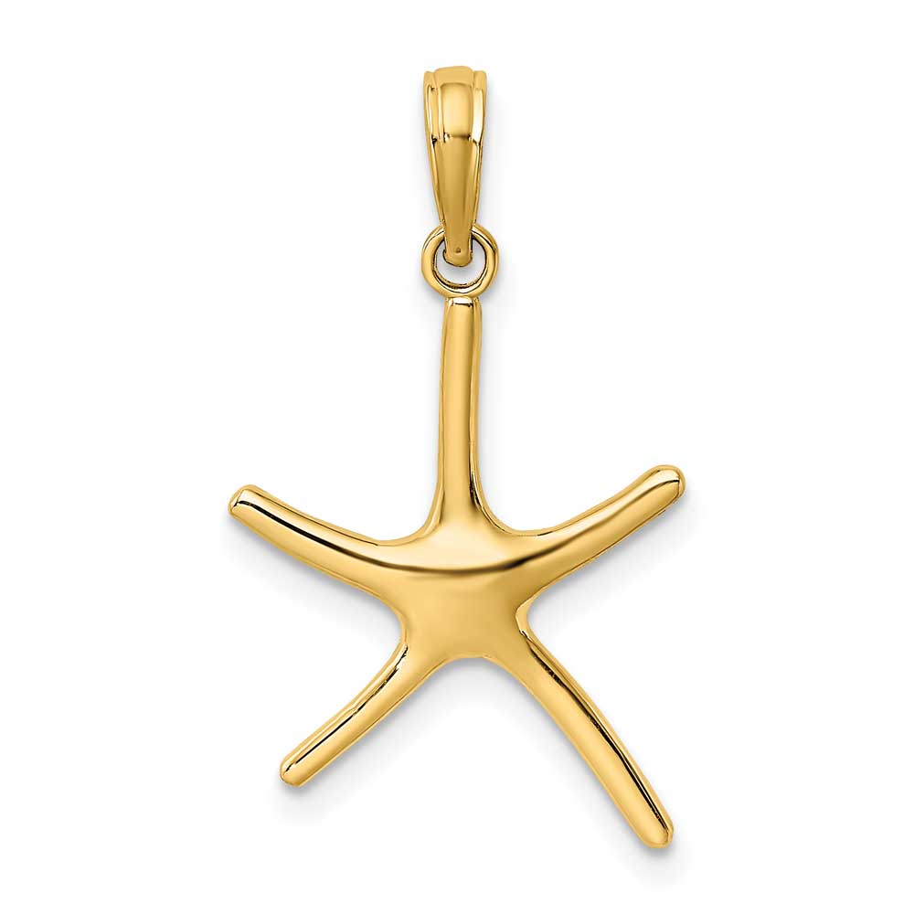 14K Gold Dancing Starfish Charm: Precious Accents, Ltd.