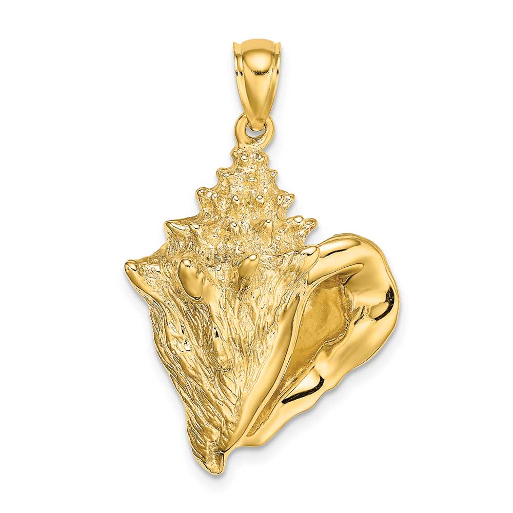 14K Gold Conch Shell Charm: Precious Accents, Ltd.