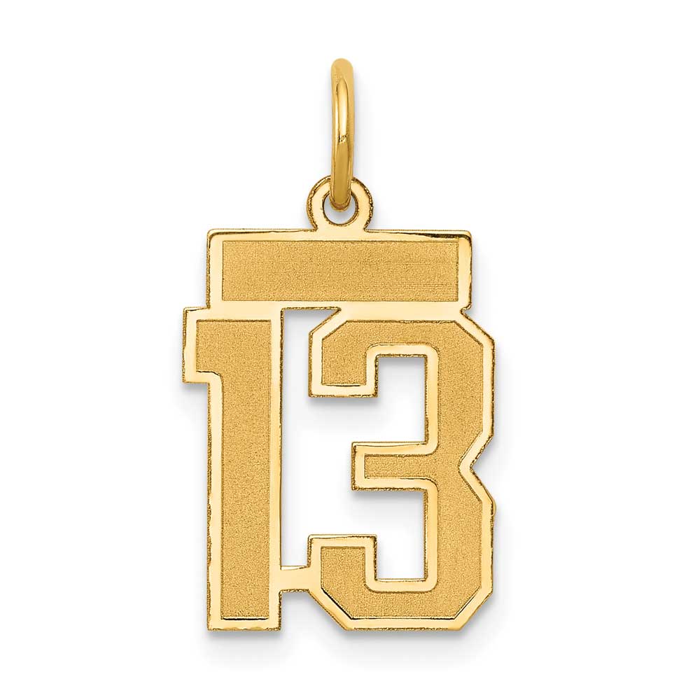 14k-gold-small-satin-number-13-charm-precious-accents-ltd