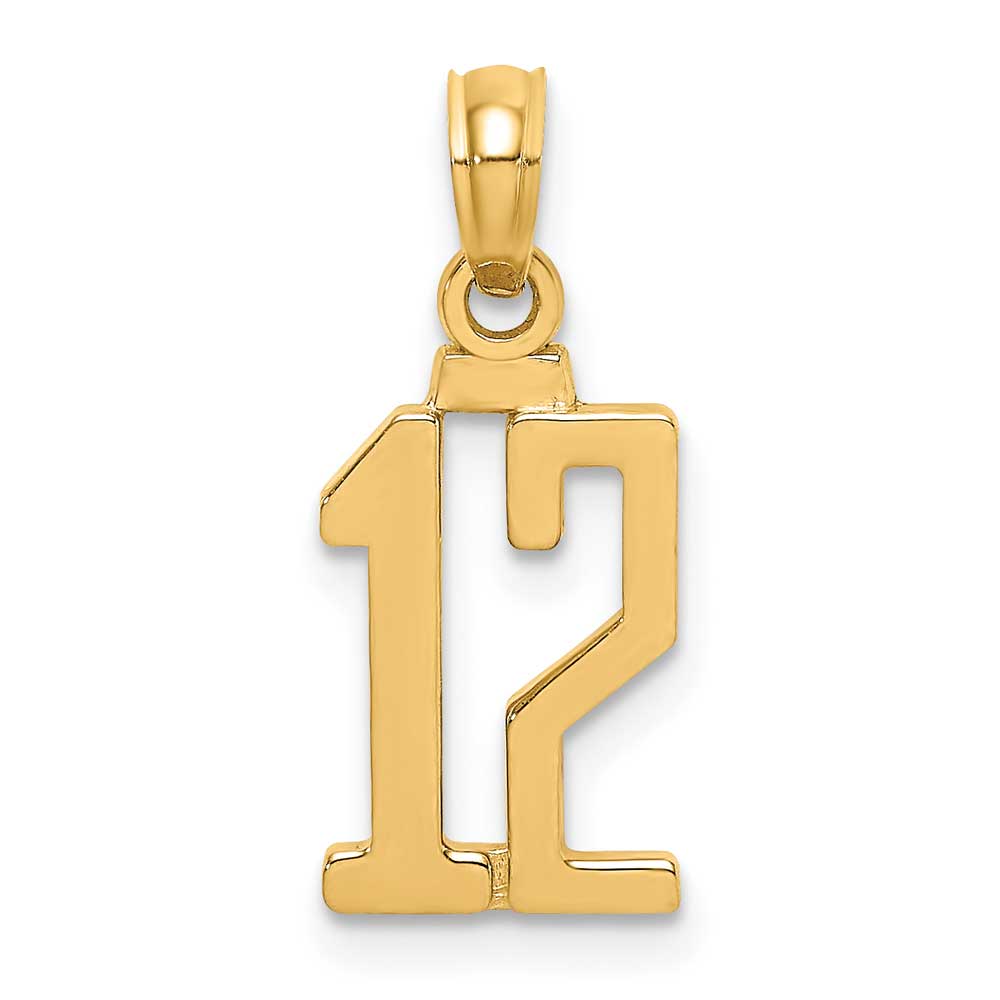 14k-gold-polished-number-12-pendant-precious-accents-ltd