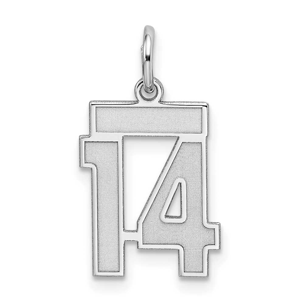 sterling-silver-rhodium-plated-small-satin-number-14-charm-precious