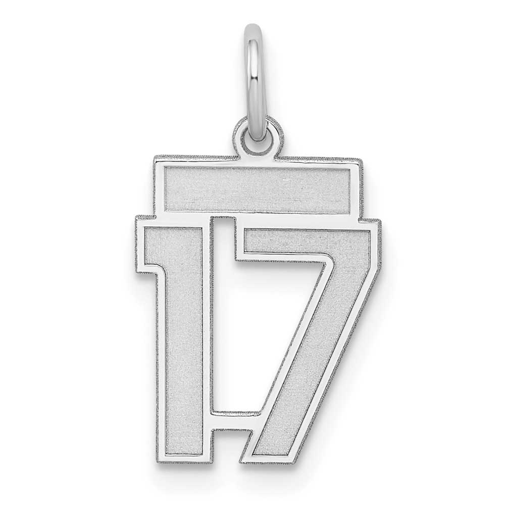 sterling-silver-rhodium-plated-small-satin-number-17-charm-precious