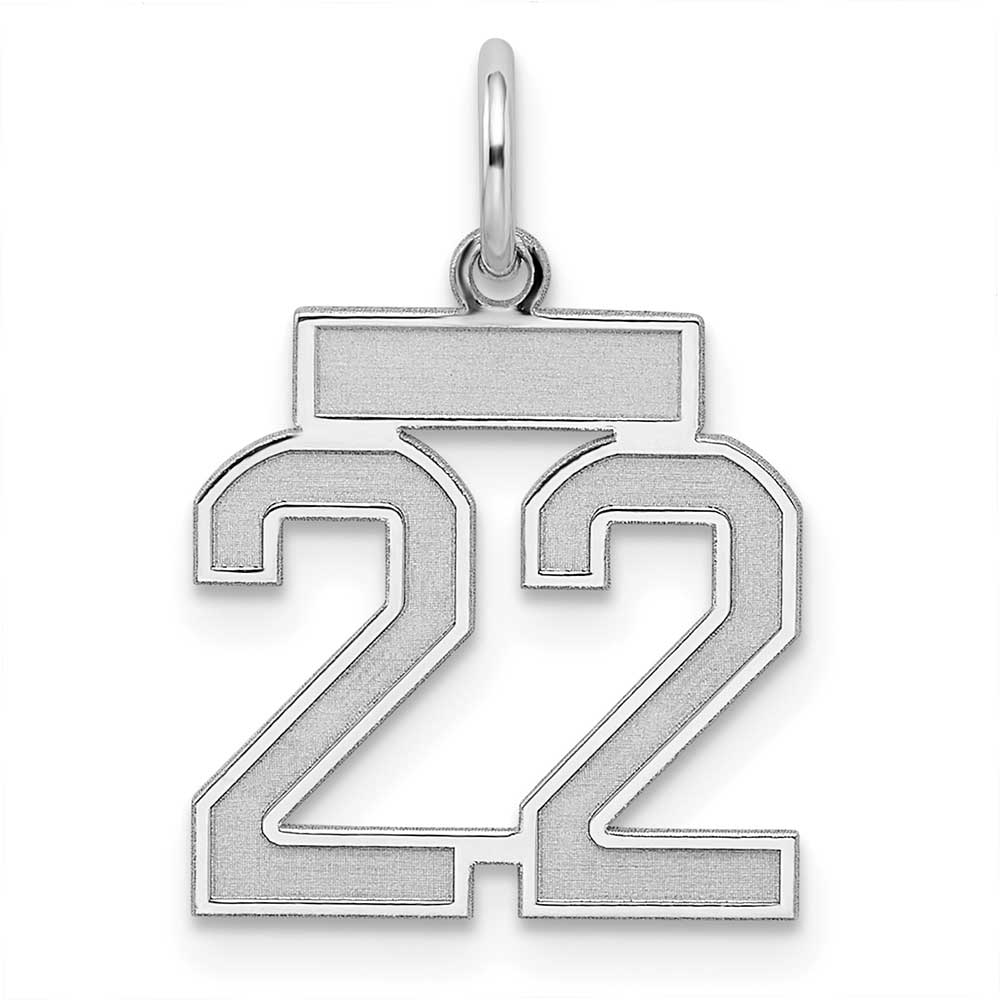 sterling-silver-rhodium-plated-small-satin-number-22-charm-precious