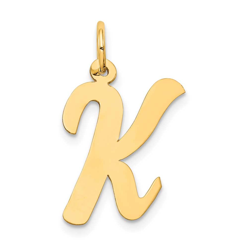 14k gold online k charm