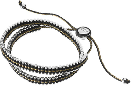 Links Of London Double Wrap Gold And Black Friendship Bracelet Precious Accents Ltd