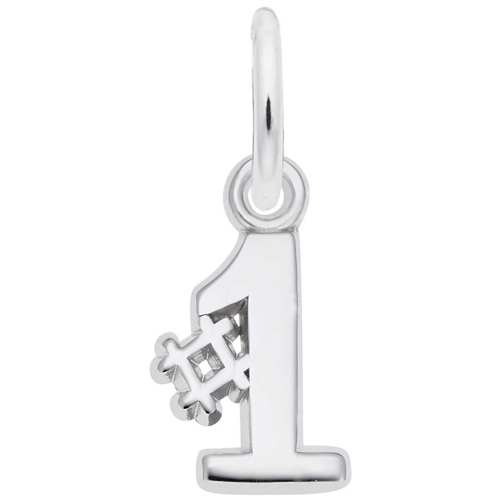 Rembrandt #1 Accent Charm, Sterling Silver