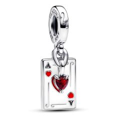 Pandora Disney Villains Queen of Hearts Double Dangle Charm