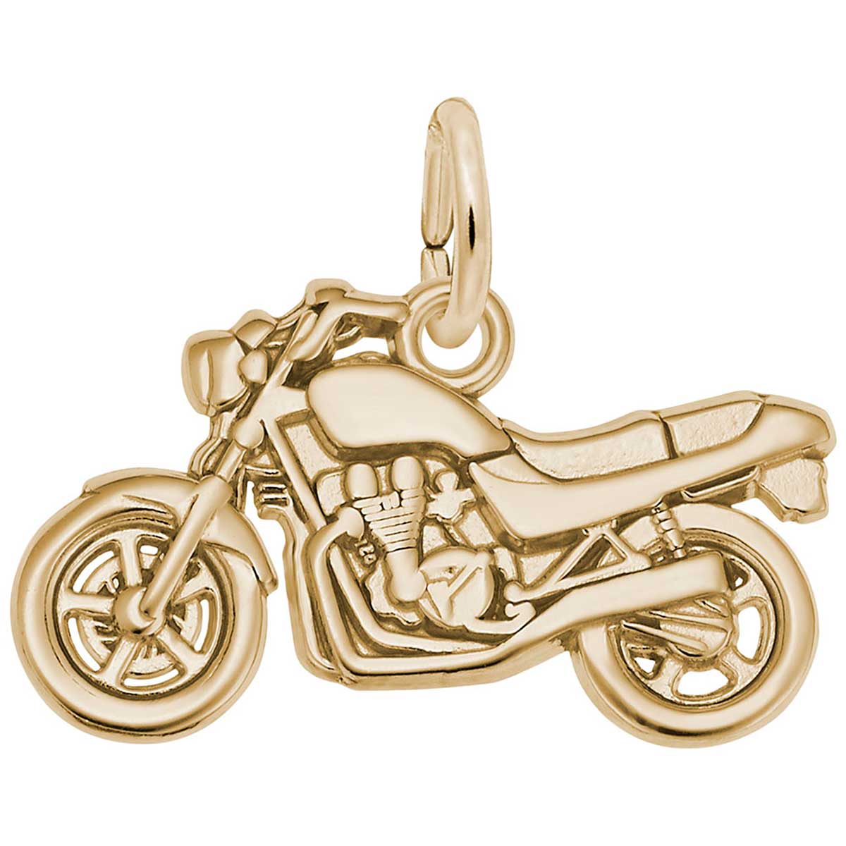 Gold clearance motorcycle charm