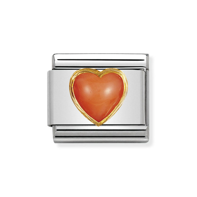 pink heart nomination charm