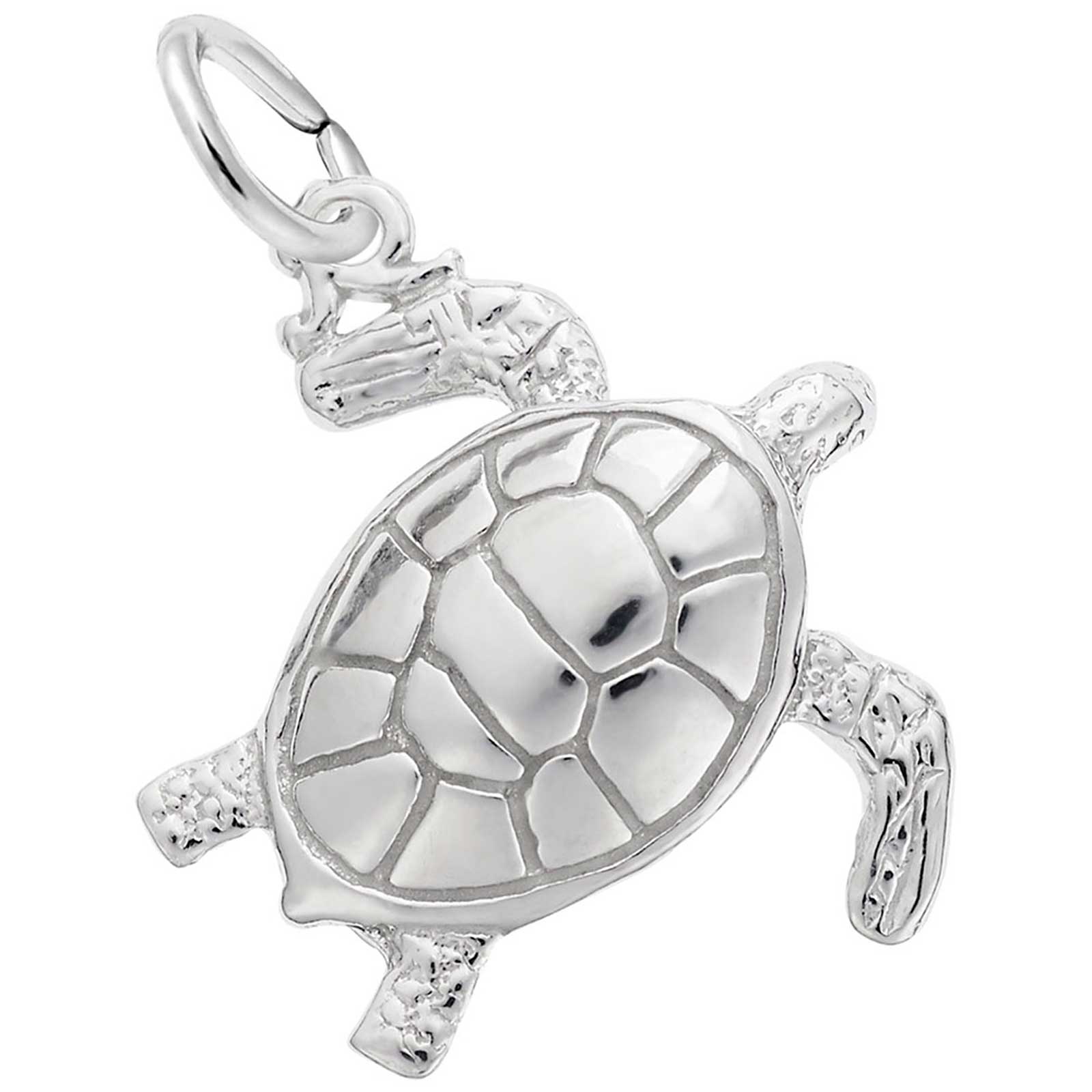 Rembrandt Sea Turtle Charm, Sterling Silver: Precious Accents, Ltd.