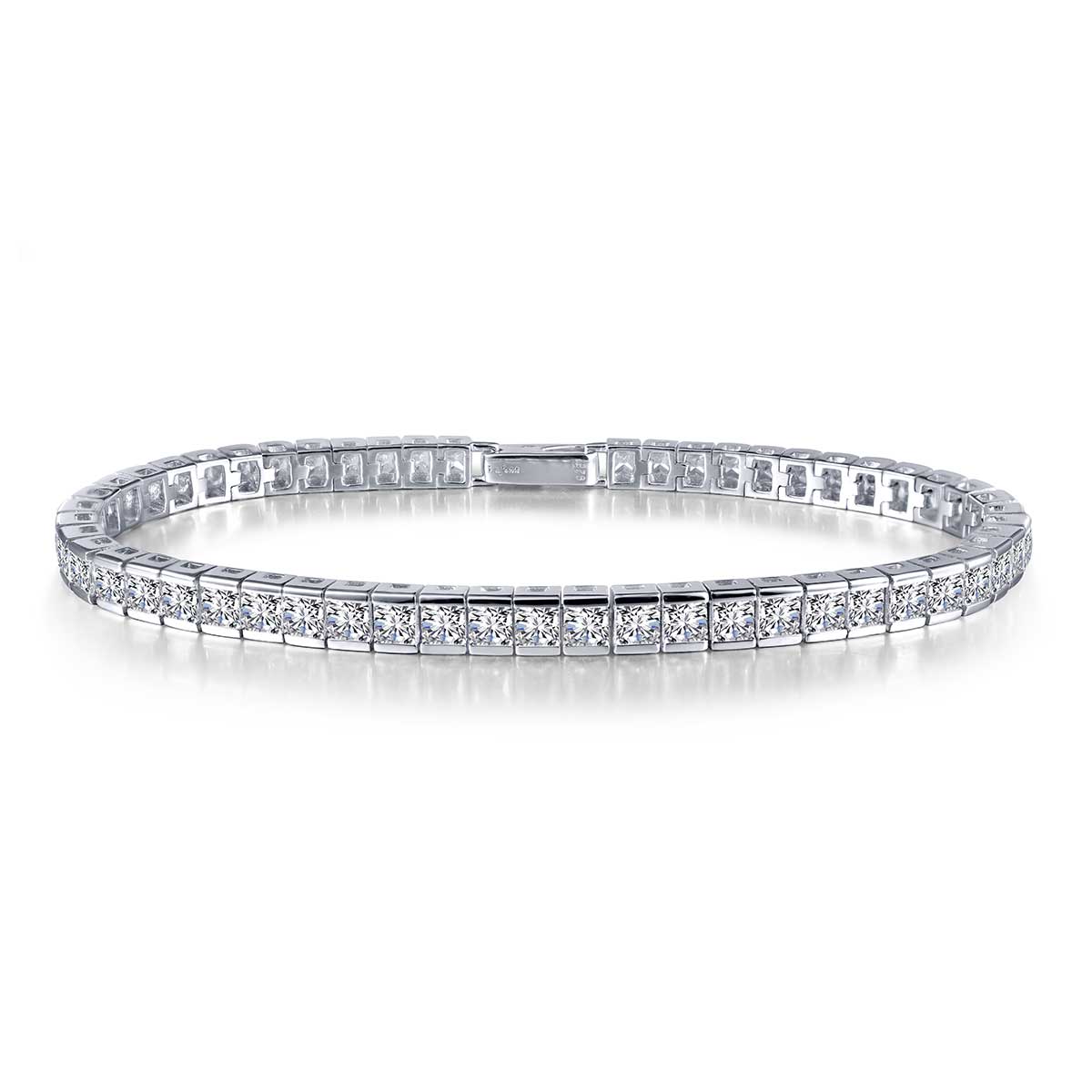 Lafonn Classic Platinum-plated Simulated Diamond Bracelet (15.6 Cttw 