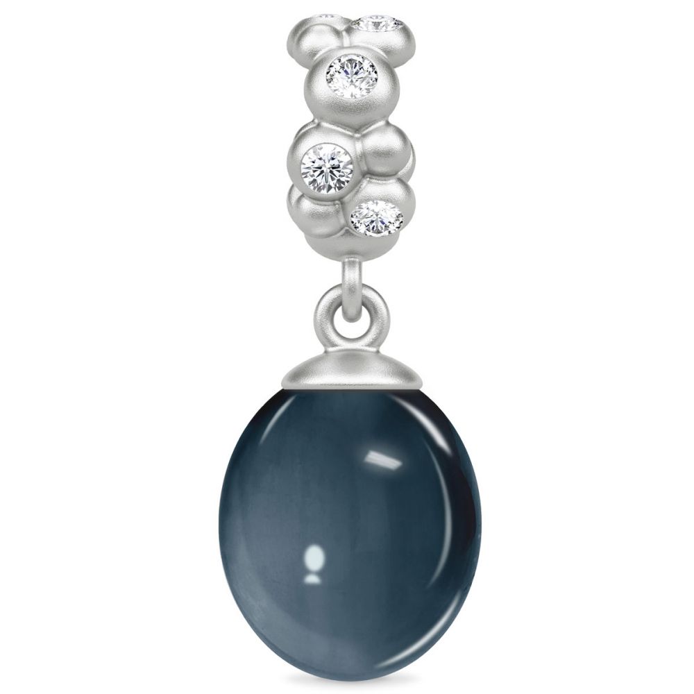 Endless London Blue Ocean Drop Silver Charm