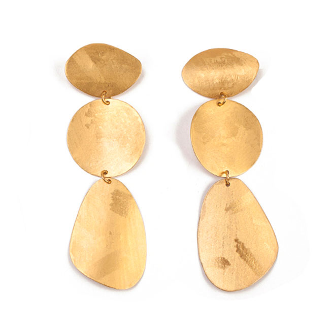 Chan Luu Yellow Gold Earrings Precious Accents Ltd