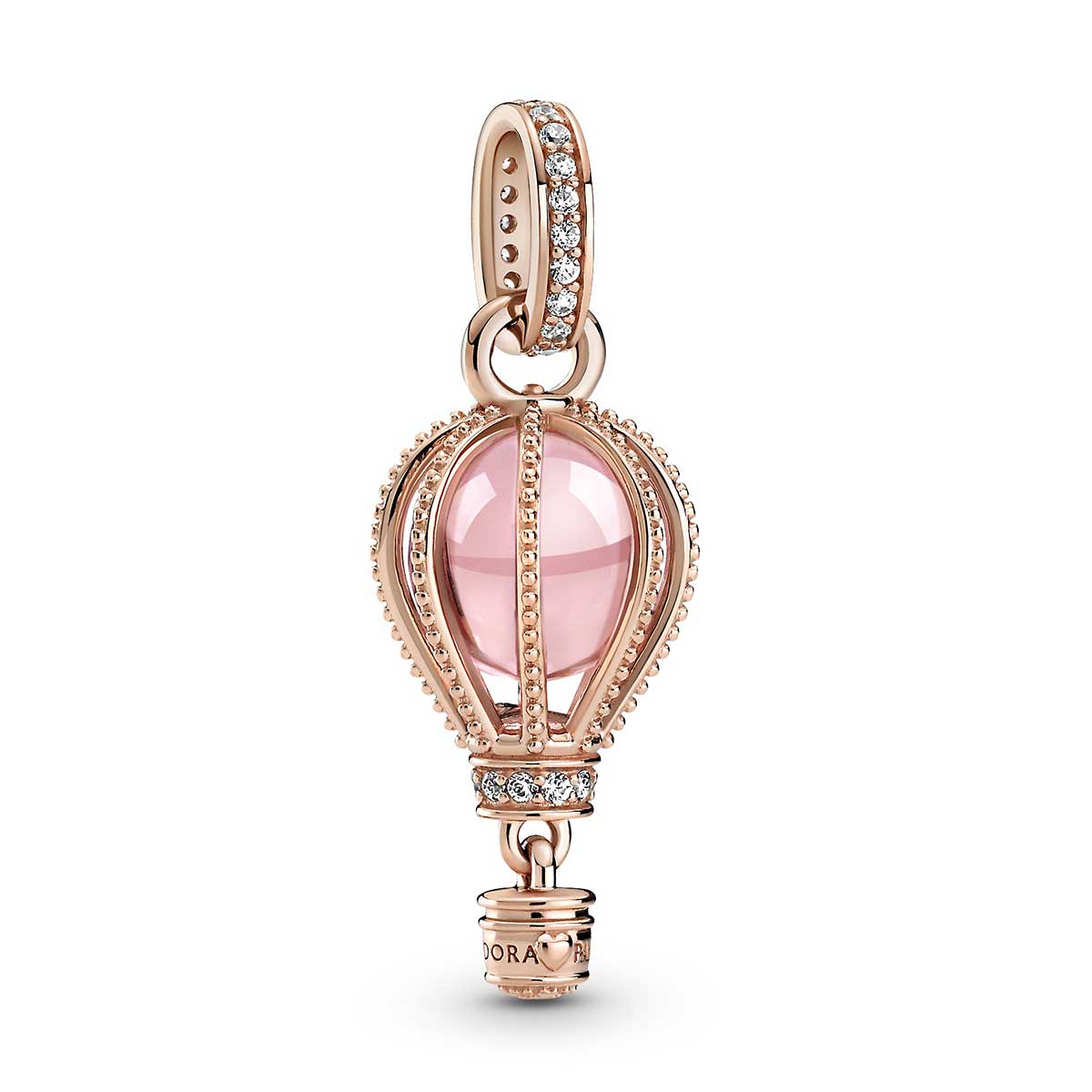 Buy PANDORA Pandora 14K Rose Gold-Plated Sparkling Pink Hot Air