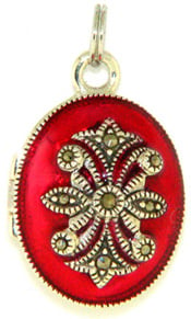 Judith Jack Oval Locket Charm: Precious Accents, Ltd.