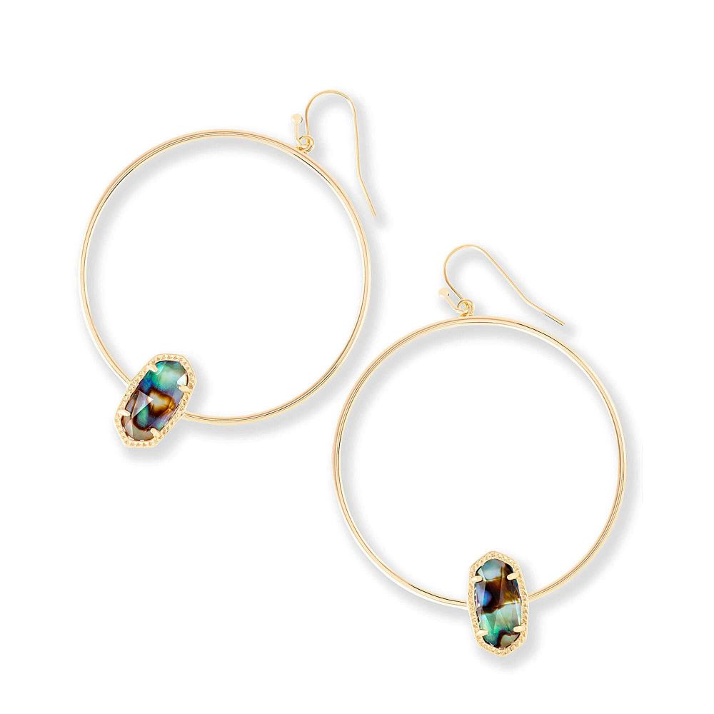 elora hoop earrings kendra scott