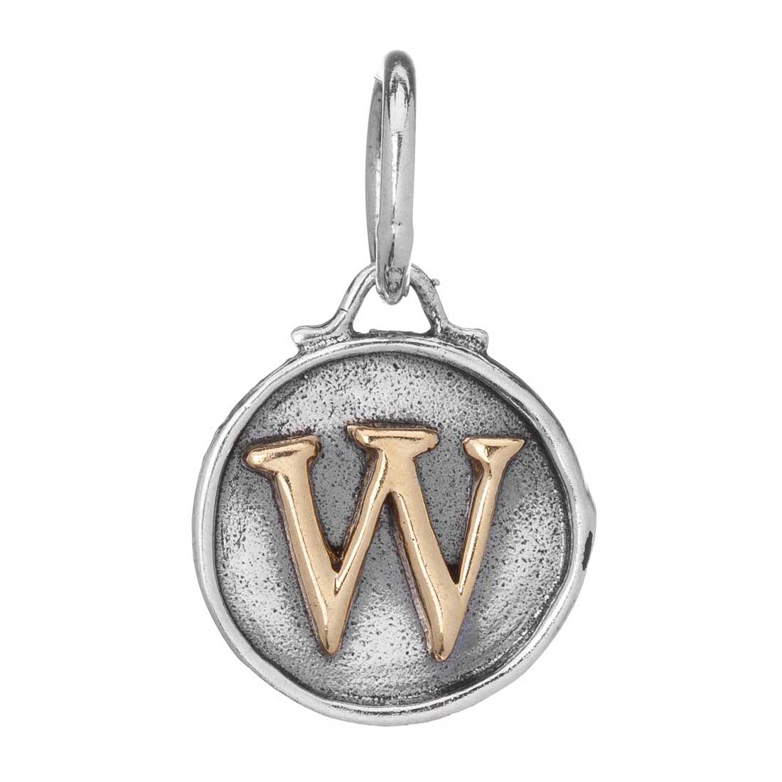 Waxing Poetic Chancery Insignia Charm Letter W: Precious Accents, Ltd.