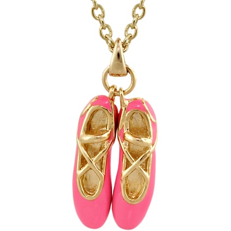 Lauren G Adams Girl's Gold Ballerina Slippers Pendant Necklace ...