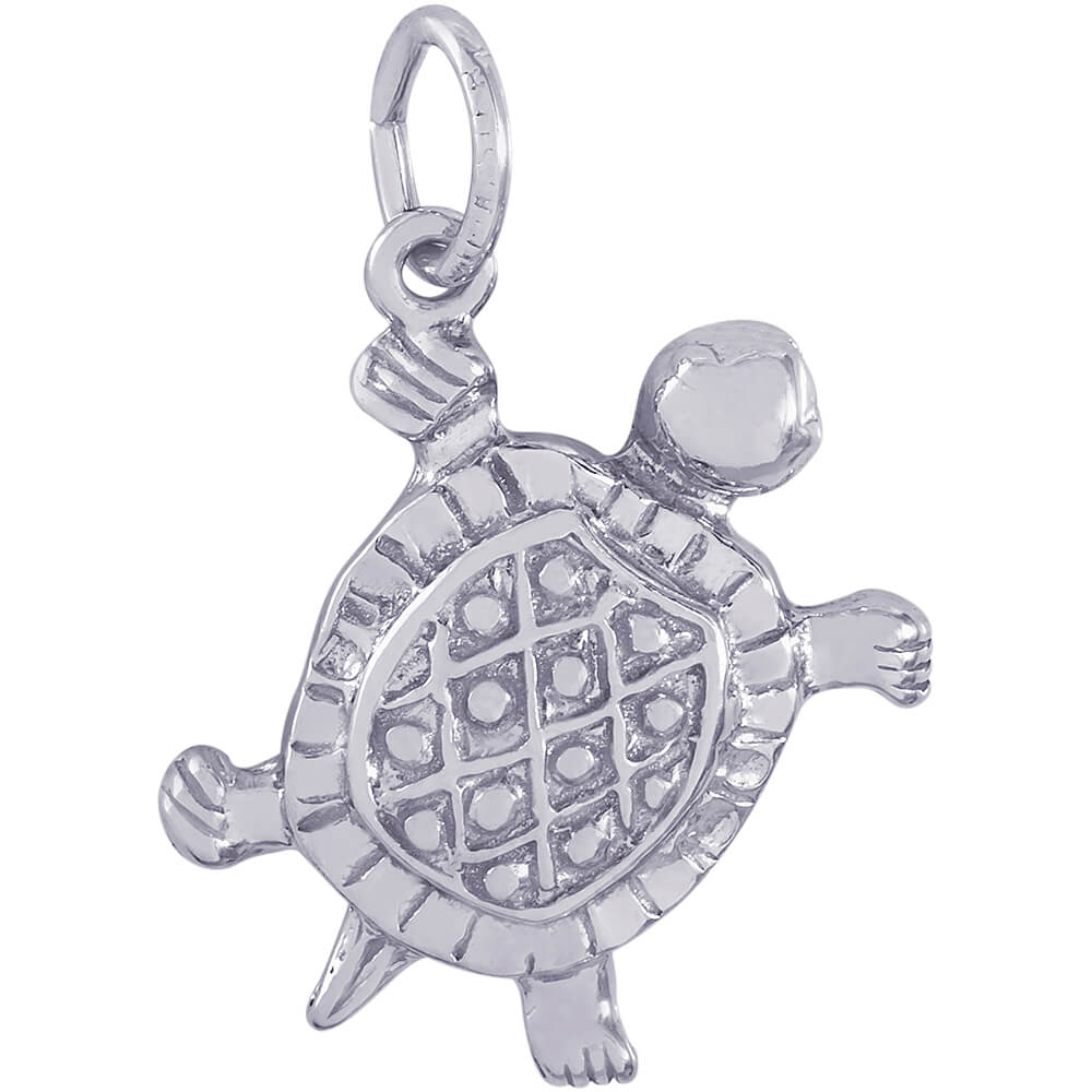 Rembrandt Turtle Charm, Sterling Silver: Precious Accents, Ltd.