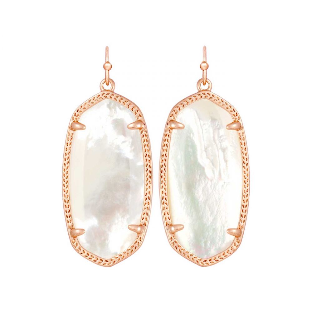 Kendra Scott Elle Rose Gold Earrings in Ivory Pearl: Precious Accents, Ltd.